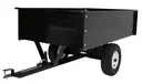 Rasentraktor Anhänger 300 kg - Mit Kippfunktion 154 x 95 x 35 cm