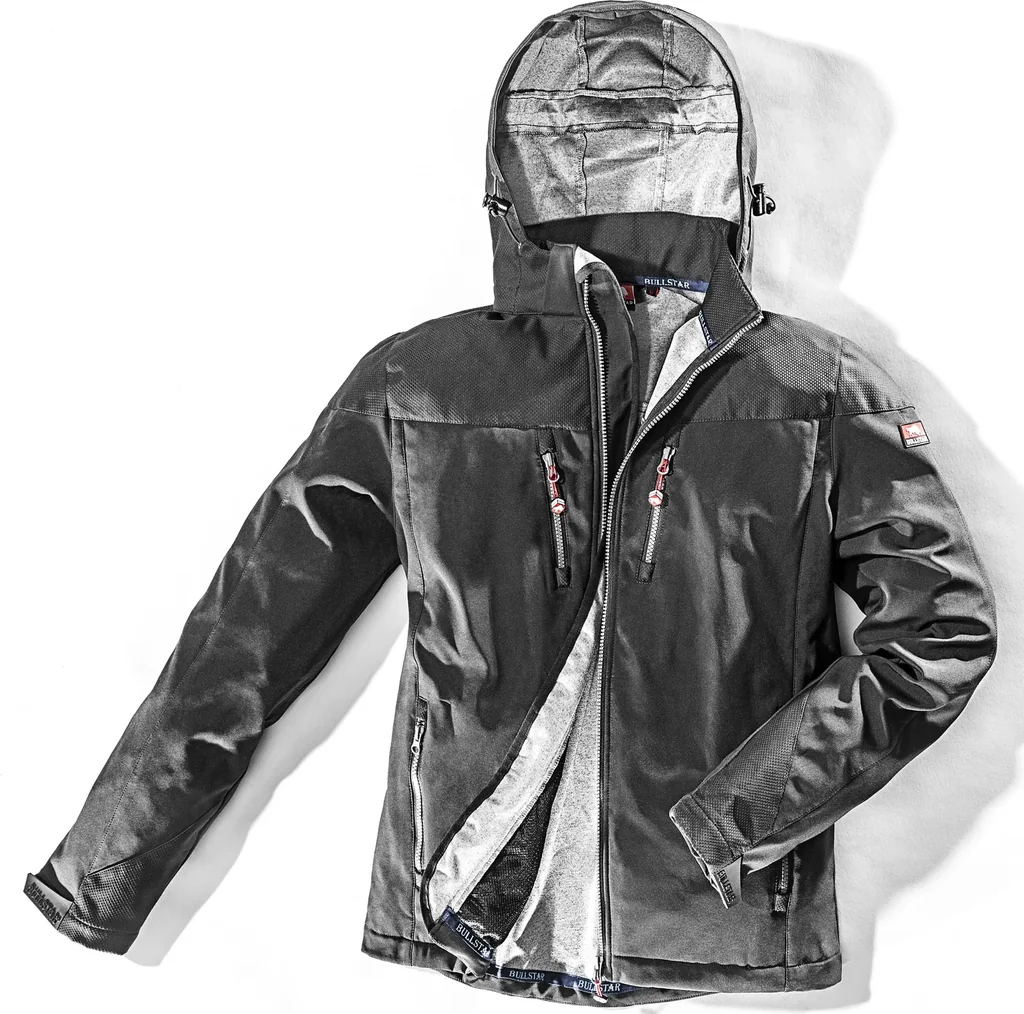 Softshelljacke WORXTAR schwarz, Gr. 4XL