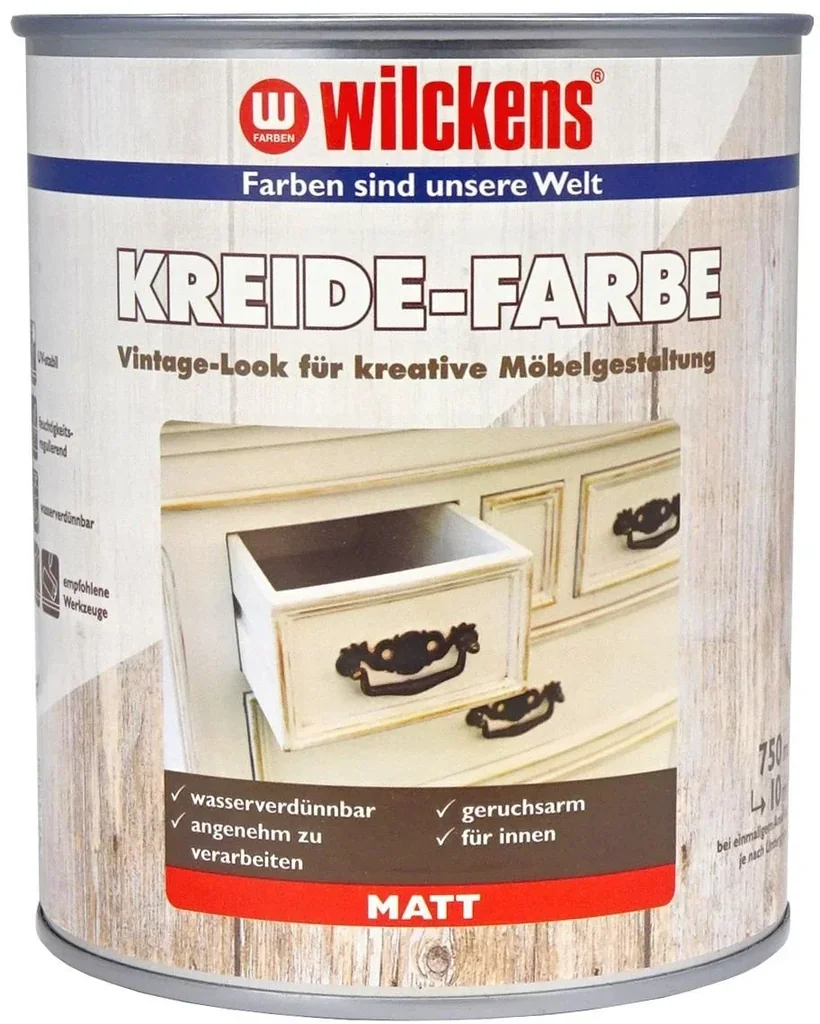Kreidefarbe grau, 750 ml