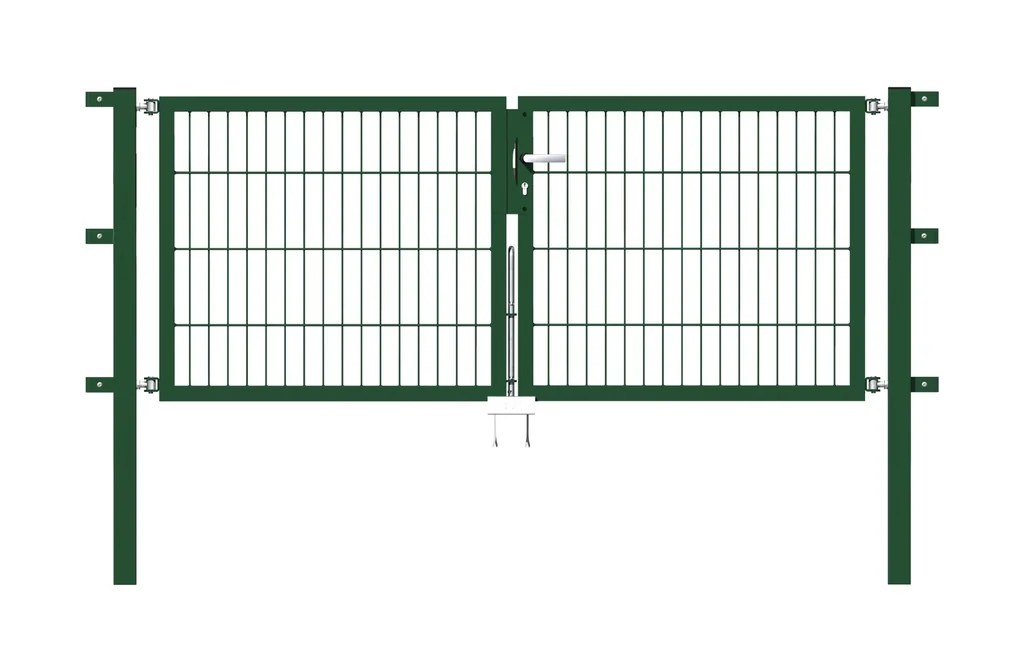 Doppeltor Flexo mit Zubehör, grün, Breite 200 cm, Höhe 200 cm, PF: 60x60 cm