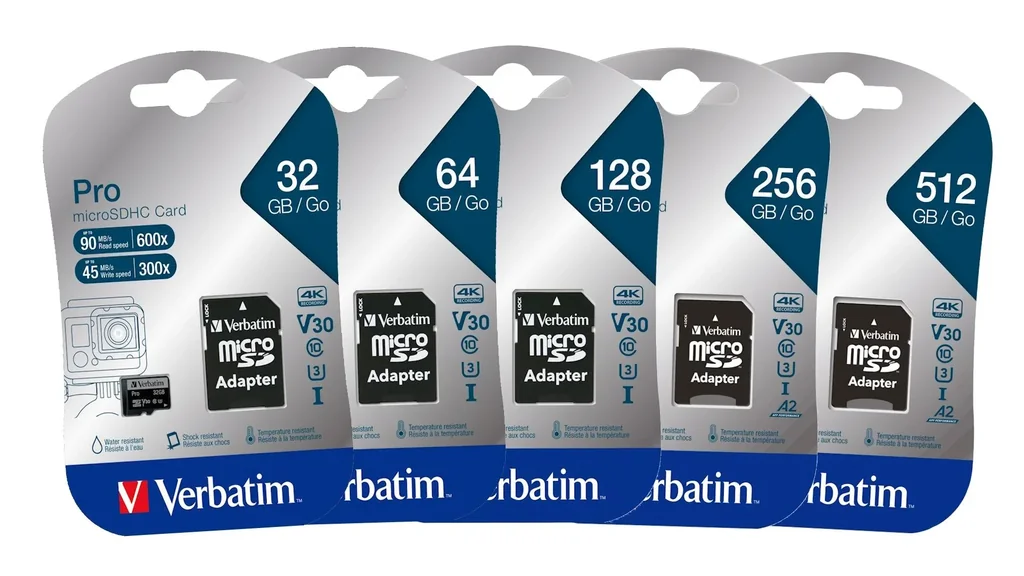 256 GB microSDXC Speicherkarte mit SD Karten-Adapter, U3, UHS-I