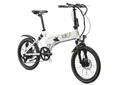 Alu E-Bike Faltrad 20 Zoll, Rahmenhöhe 37 cm, 7-Gang Kettenschaltung, weiß „City III“