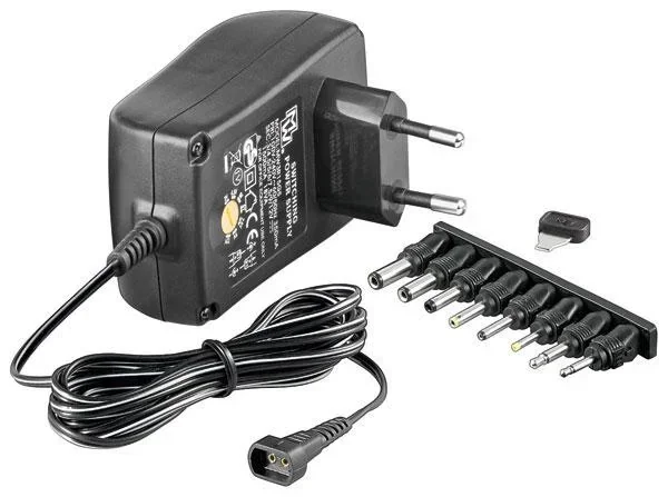 Schaltnetzteil 1000mA / 3 bis 12 Volt wählbar, stabilisiert