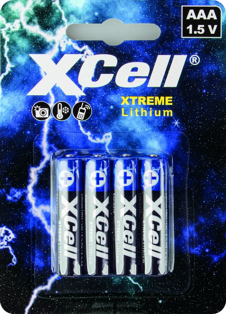 Xtreme Micro (AAA) Lithium Batterien - 4er Pack