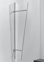 Seitenblende für PT/GR Acryl, 1850 x 600 x 300 mm, Farbe weiß