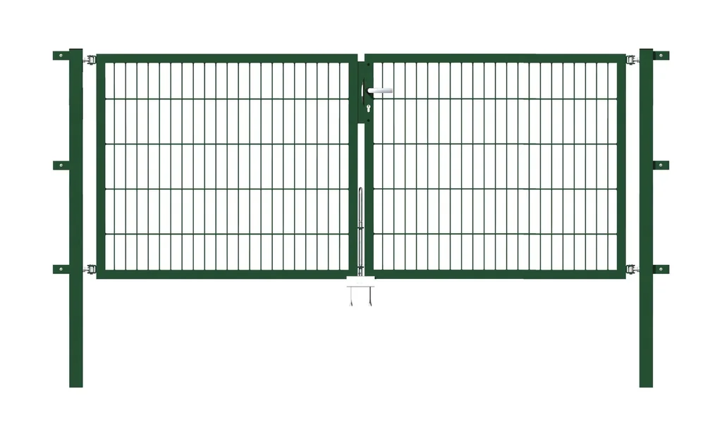 Doppeltor Flexo mit Zubehör, grün, Breite 250 cm, Höhe 100 cm, PF: 60x60 cm