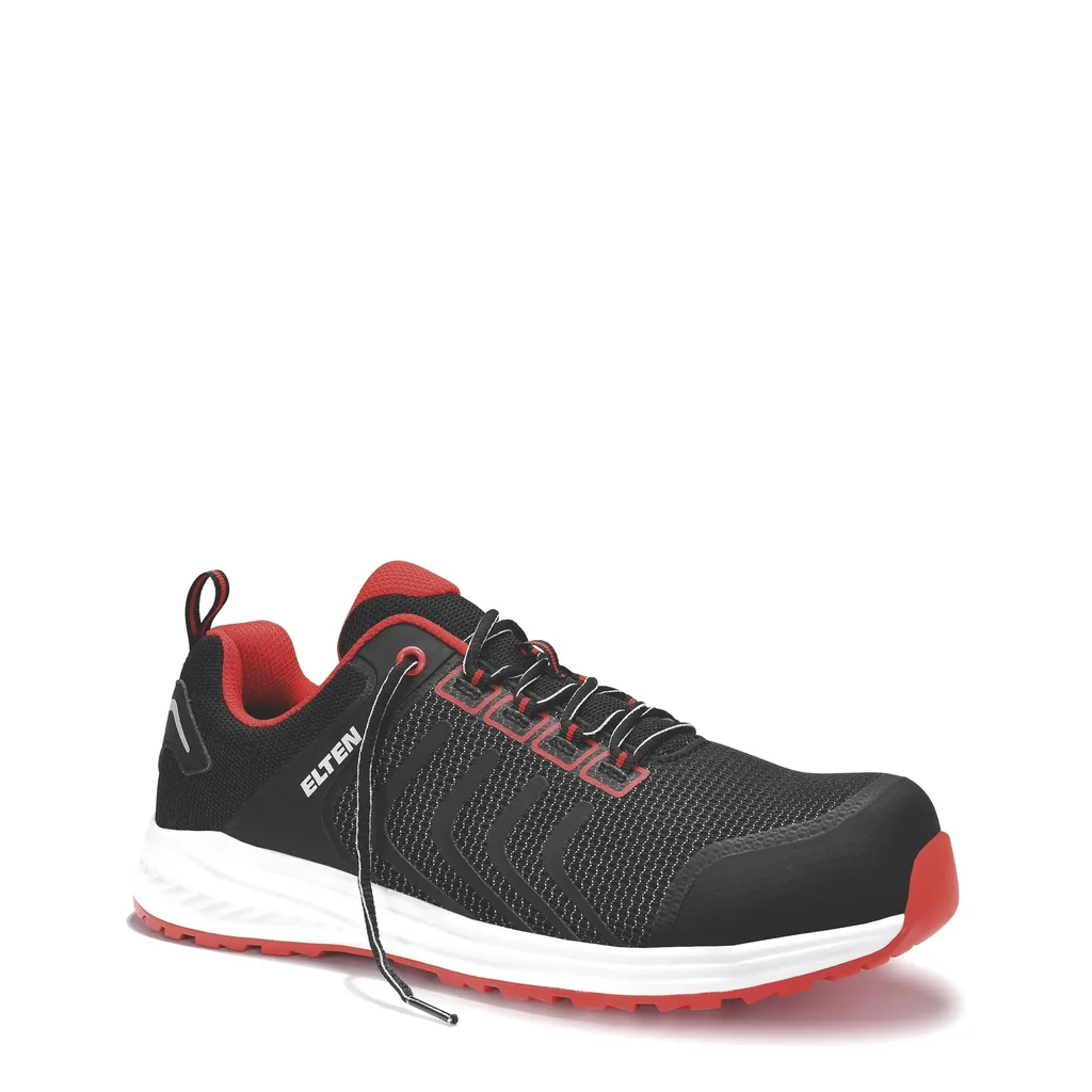 Sicherheitshalbschuh LIVAS black-red Low ESD S1P Gr. 42