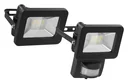 LED Außenstrahler schwarz, 30W - 2550lm