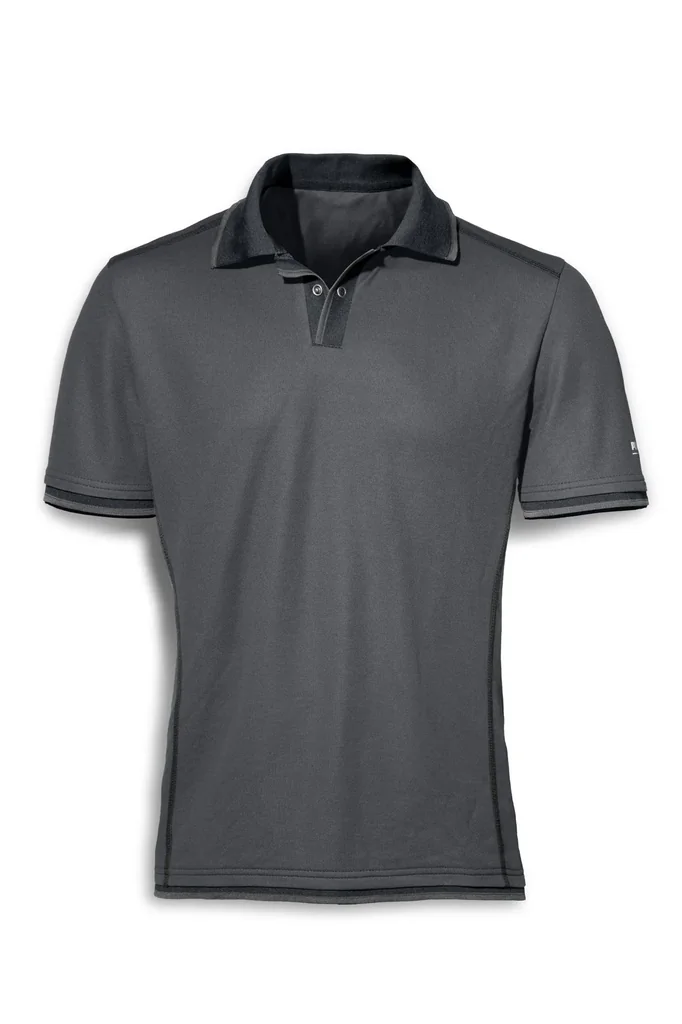 Polo-Shirt CHAMP, Farbe stahlgrau/carbon, Größe M