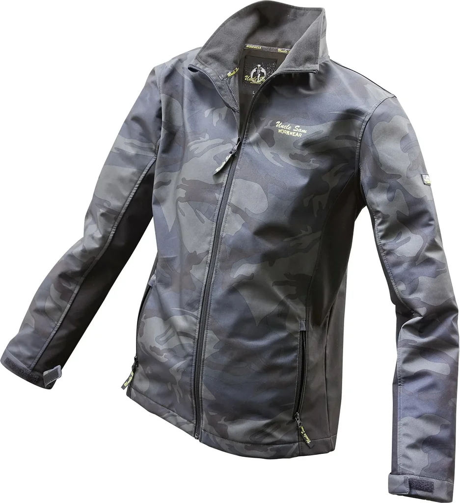 Softshelljacke, camouflage, Gr.M