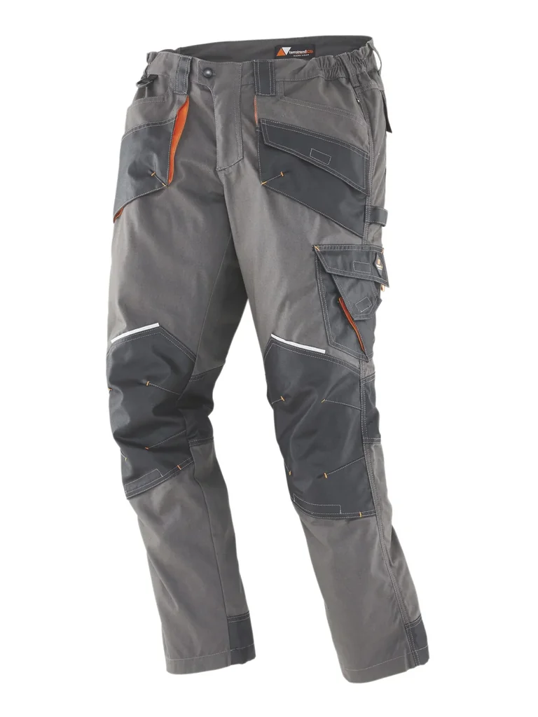 Bundhose, Farbe grau/schwarz, Gr.48