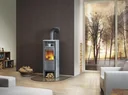 Kaminofen Opera-B Grande(7 kW) creme-weiss, Dauerbrand, Automatik