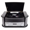 Retro HiFi-System mit DAB in schwarz