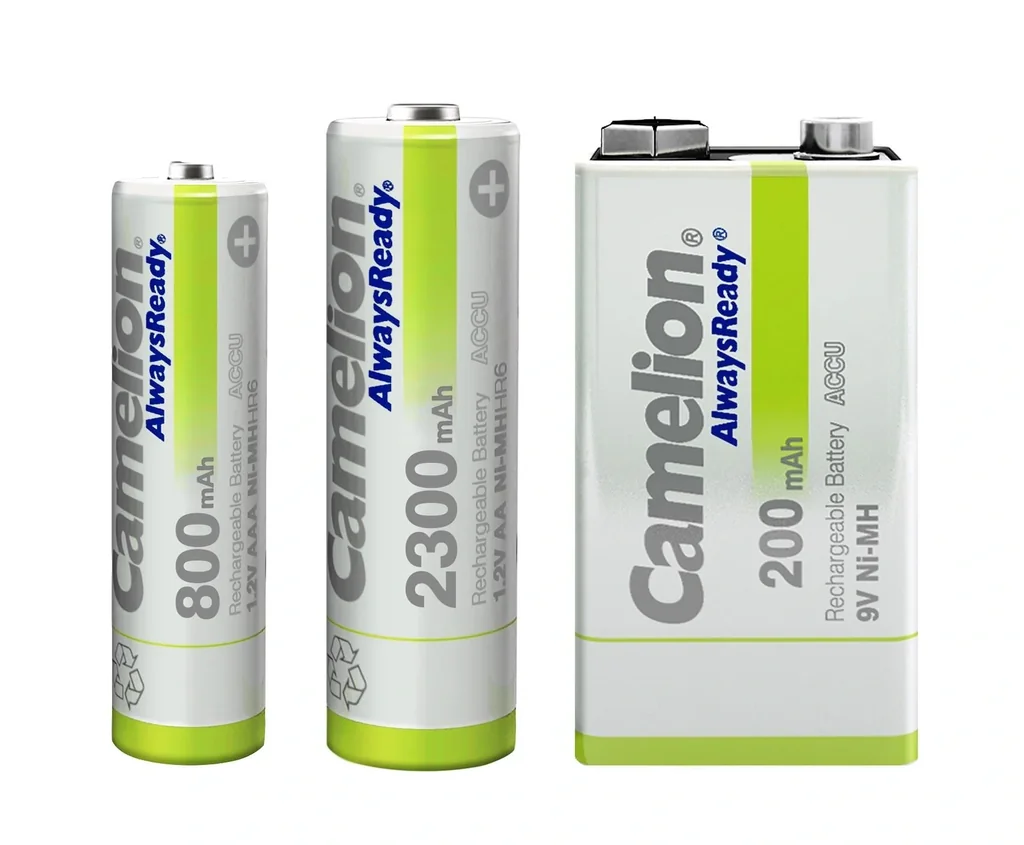 NiMH 9V Block V-Akku mit 200 mAh - 1 Stück