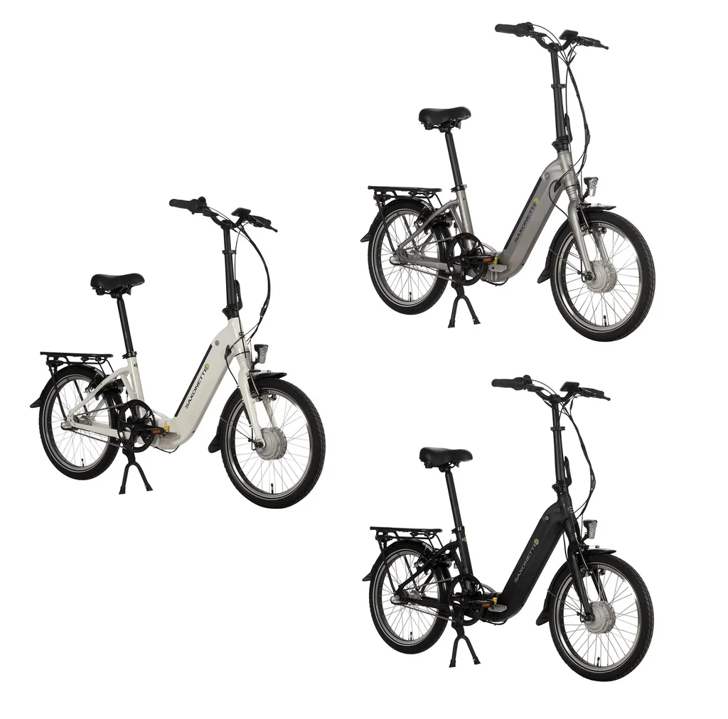 Unisex E-Faltrad, 20 Zoll, Rahmenhöhe 33 cm,3 Gang Nabenschaltung, weiß, Sylt