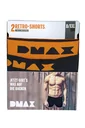 Retroshorts im Doppelpack, Farbe schwarz, Gr. L