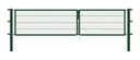 Doppeltor Flexo mit Zubehör, grün, Breite 350 cm, Höhe 80 cm, PF: 80x80 cm