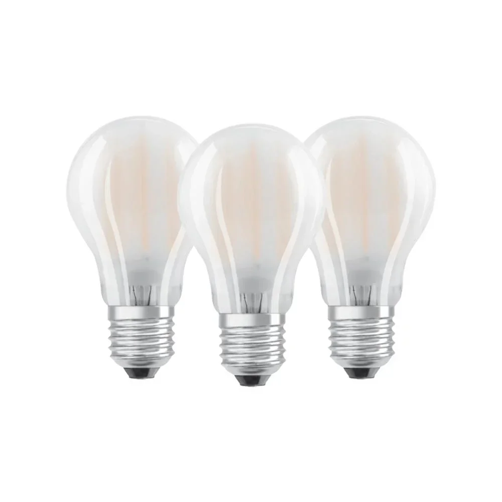 BASE RETRO LED Kerze mit 4 Watt, E14, warmweiß, matt - 3 Stück