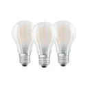 BASE RETRO LED Kerze mit 4 Watt, E14, warmweiß, matt - 3 Stück