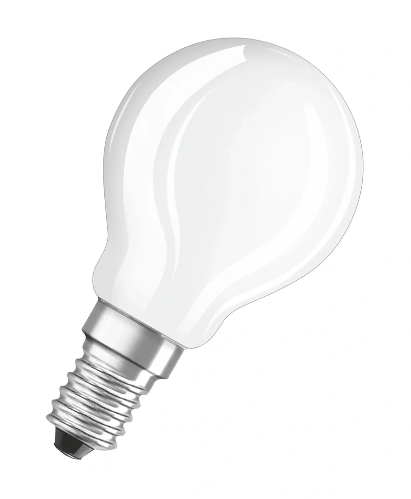BASE RETRO LED Tropfenlampe mit 4 Watt, E14, warmweiß, matt - 3 Stück
