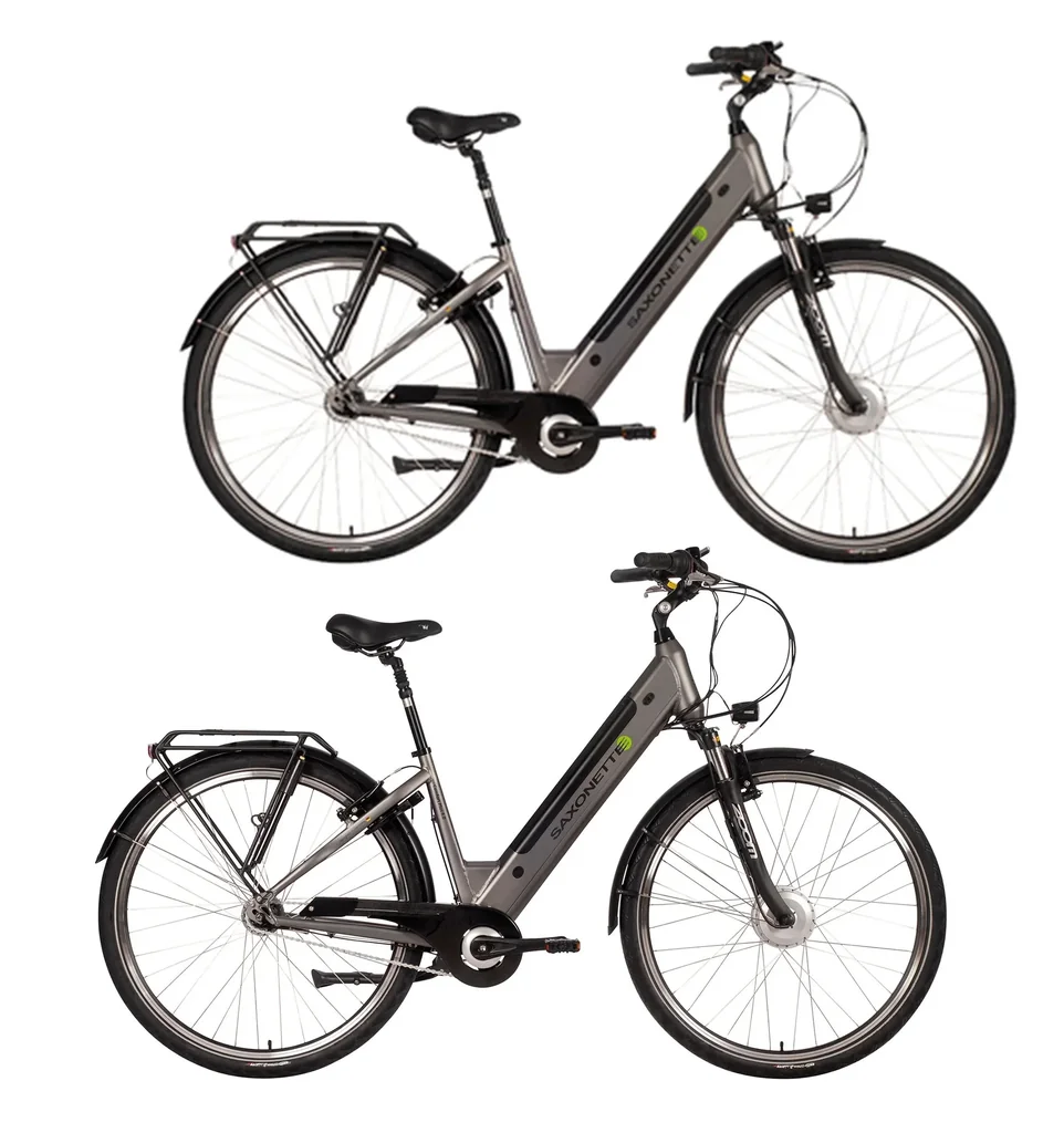 Unisex City E-Bike, 28 Zoll, Rahmenhöhe 45 cm, 7-Gang Nabenschaltung, silber, Hamburg