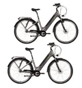 Unisex City E-Bike, 28 Zoll, Rahmenhöhe 45 cm, 7-Gang Nabenschaltung, silber, Hamburg