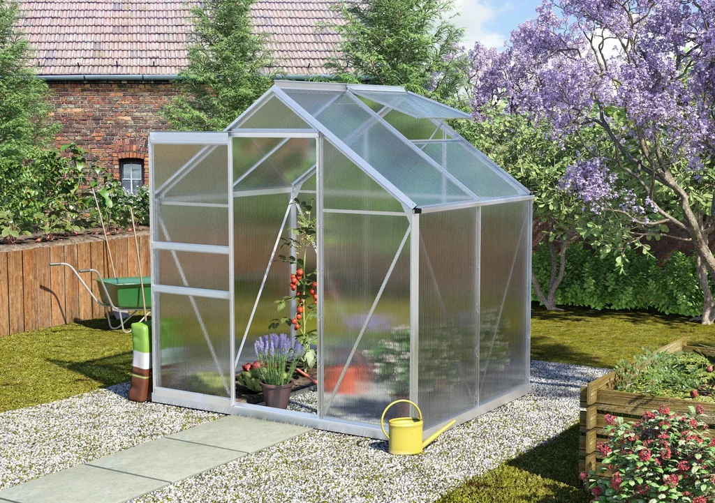 Gewächshaus Calypso 4400 HKP 4 mm, Farbe smaragd
