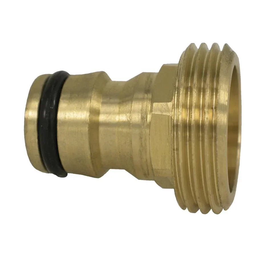 Geräteanschlussstück aus Messing, Stecksystem, 1/2" Außengewinde