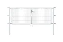 Doppeltor Flexo mit Zubehör, feuerverzinkt, Breite 200 cm, Höhe 80 cm, PF 60x60 cm