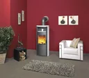 Kaminofen Nika ECOplus (7 kW) Naturstein, Dauerbrand, 3in1-Komfortregelung, Externe Zuluft