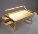 LED-Puzzle-Tisch, groß, 1500 Teile, ca. 96 x 73 x 12 cm