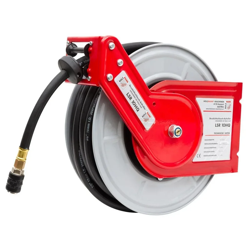 Druckluftschlauch Aufroller 15 m mit Safe Lock