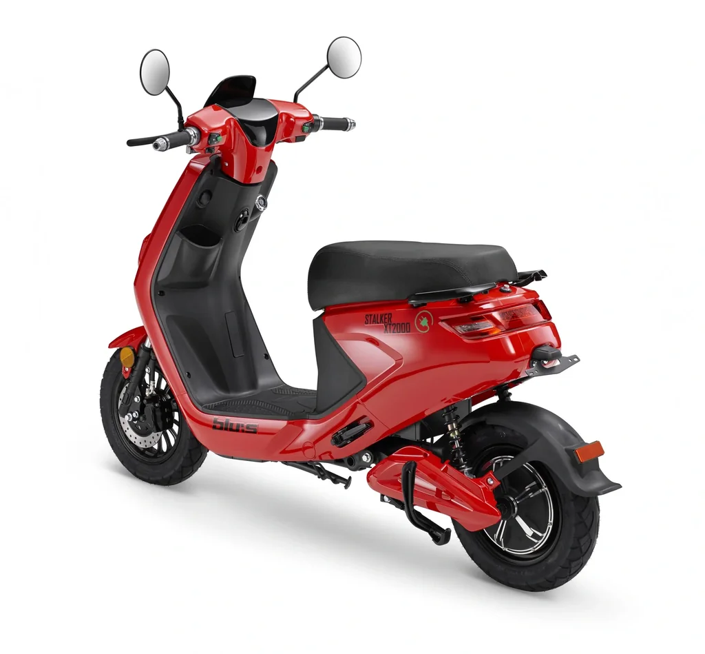 E-Roller blu:s XT2000, 45 km/h, rot