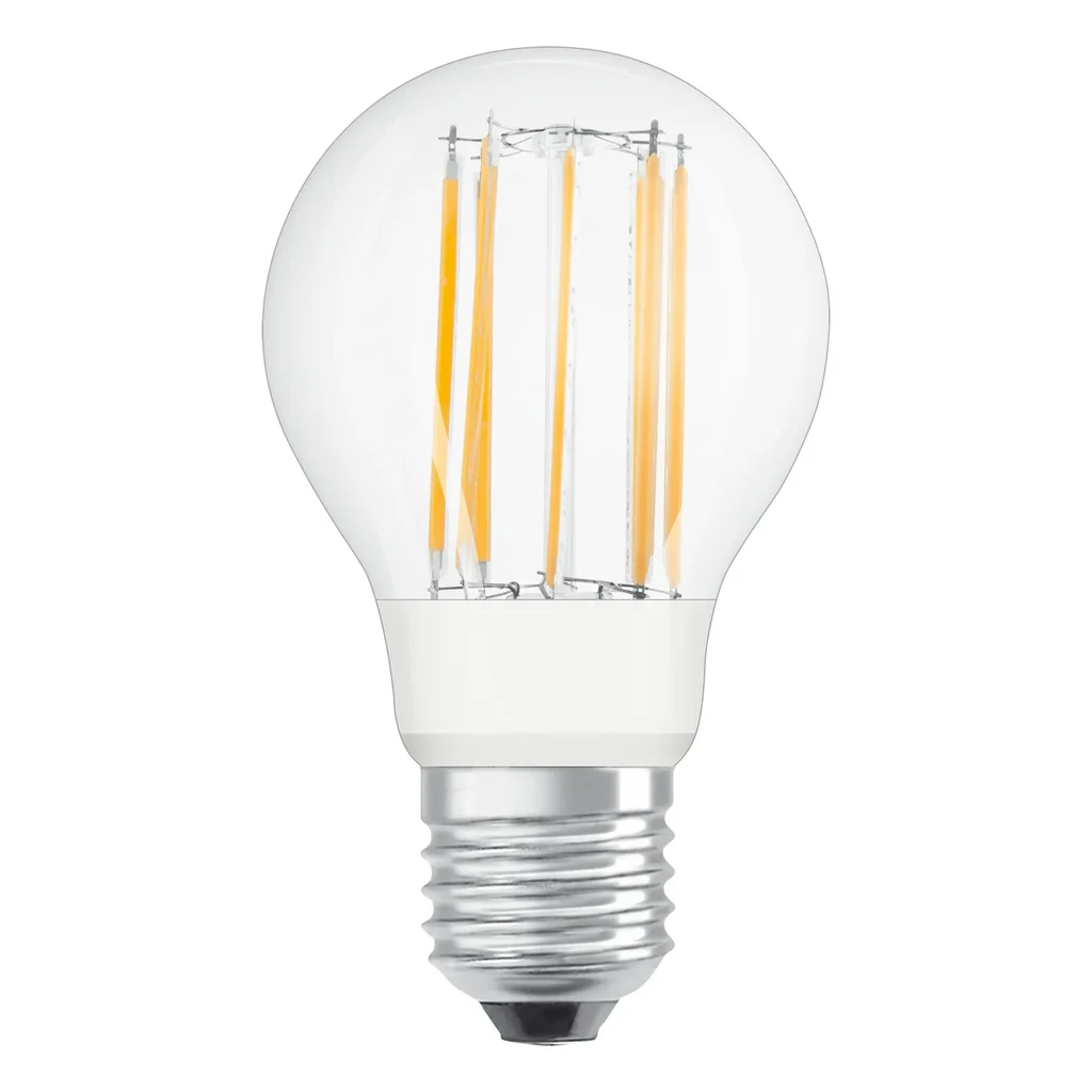 LED SUPERSTAR FILAMENT Lampe mit 9 Watt, E27, warmweiß, klar, dimmbar