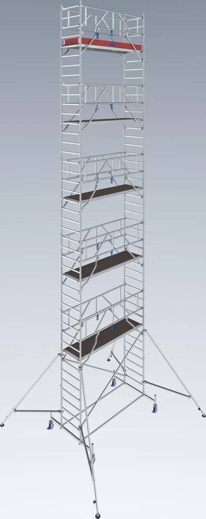 STABILO Fahrgerüst Serie 10, Feldlänge 2,50 m, Arbeitshöhe ca. 12,40 m