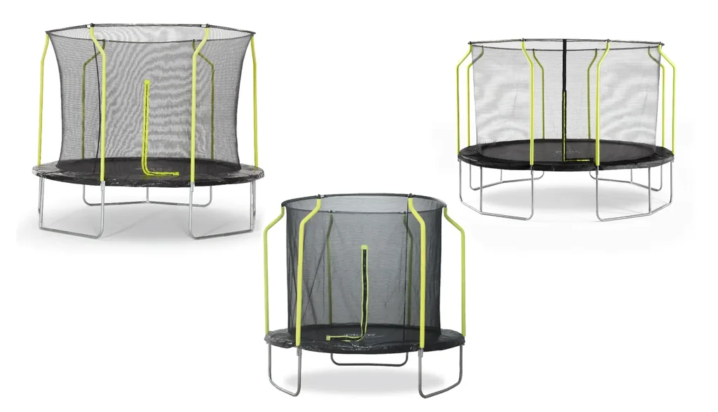 Springsafe Trampolin Wave 426 cm mit Sicherheitsnetz   Outdoor-Trampolin, Durchmesser 426 cm, rund
