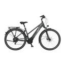 Damen E-Bike Trekking, 28 Zoll, Rahmengröße 44 cm,10-Gang Kettenschaltung, schiefergrau matt, VIATOR 5.0i