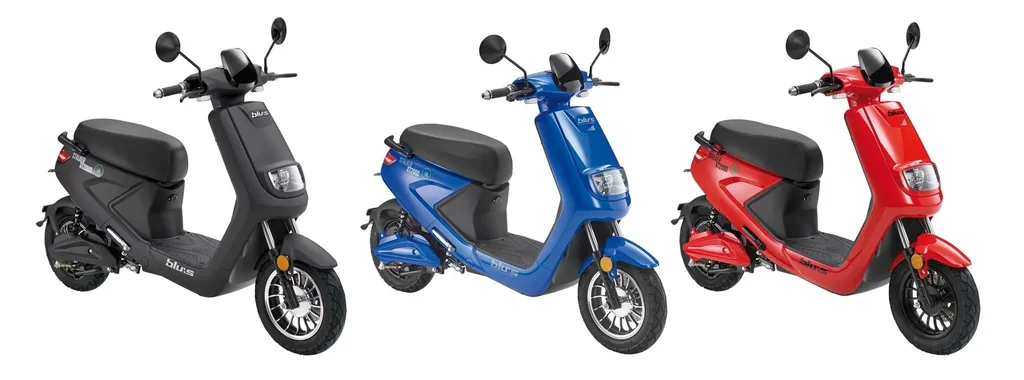 E-Roller blu:s XT2000, 25 km/h, rot