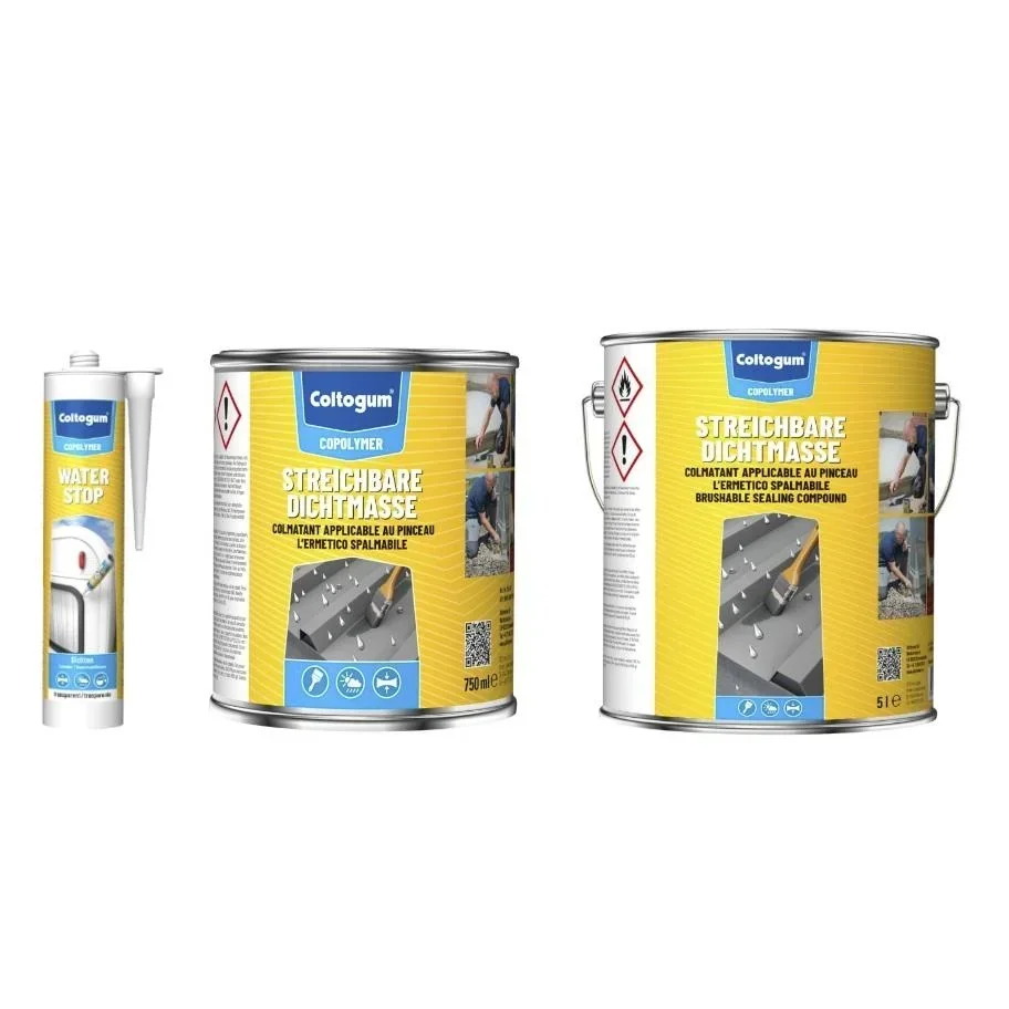 Dauerelastische Dichtmasse Regendicht 5 l - 100 % wasserdicht - grau