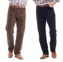 Cordhose im 5 Pocket Stil, Farbe braun, Gr. 56