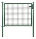 Wellengitter-Einzeltor , grün, Breite 125 cm, Höhe 125 cm