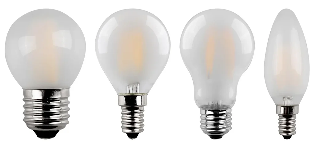Retro-LED Tropfenlampe mit 4 Watt, E27, warmweiß, matt