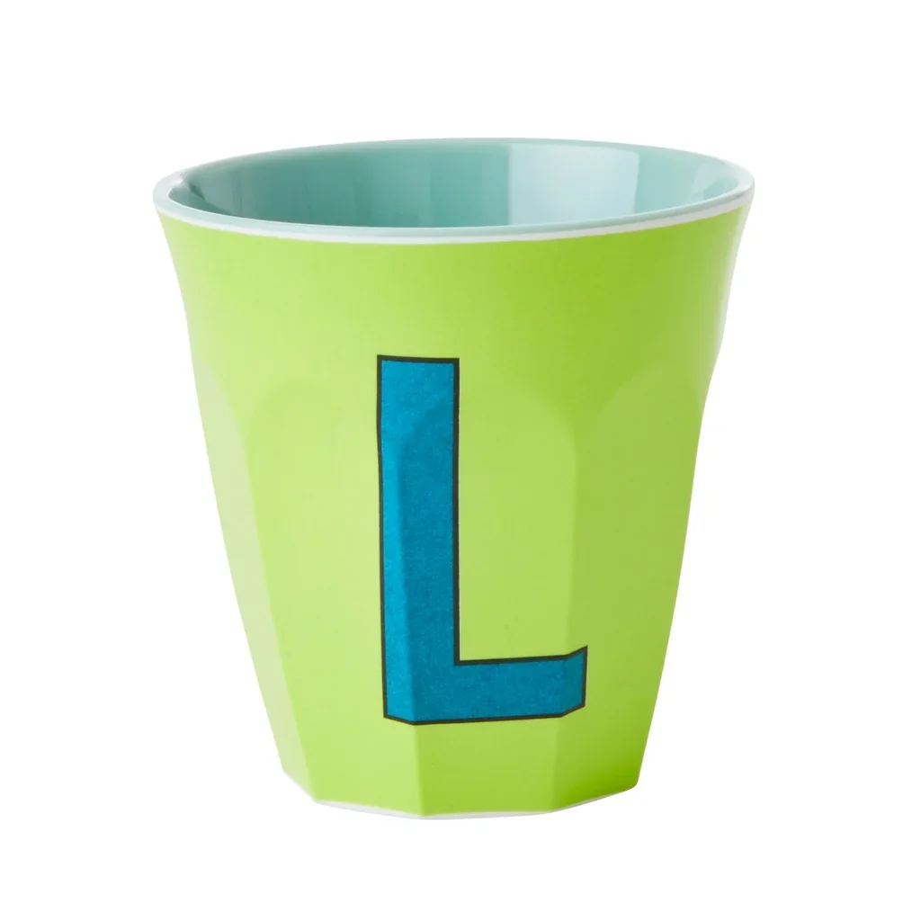 RICE Becher - L, 250 ml, Melamine, Farbe: Limonengrün