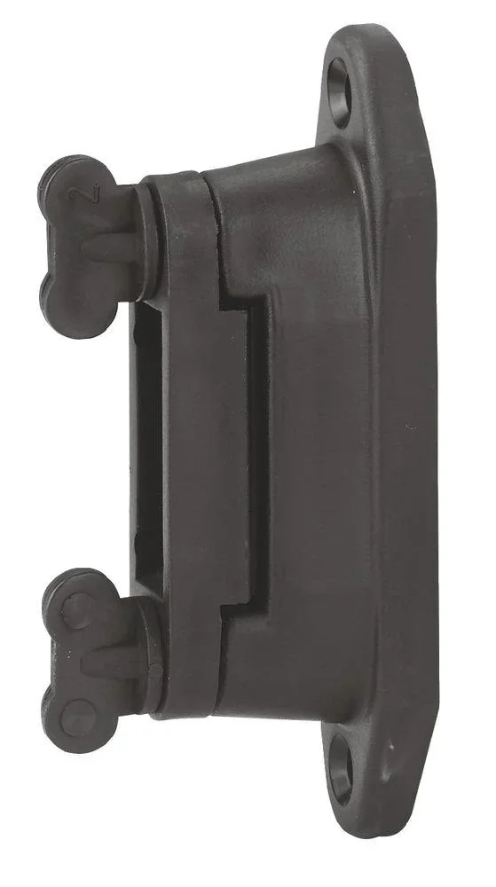 Profi Eck-/Streckenisolator für 4 cm-Band, schwarz, 10 Stück