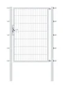Einzeltor Flexo mit Zubehör, feuerverzinkt/ Breite 100 cm, Höhe 100 cm
