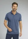 Poloshirt mit Struktur, Farbe blau-gestreift, Gr.M