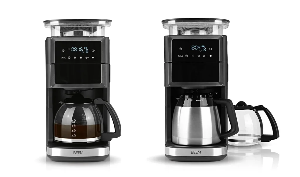 Kaffeemaschine mit Kegel-Mahlwerk "Fresh-Aroma-Perfect III Duo" mit 1,25 l Glaskanne