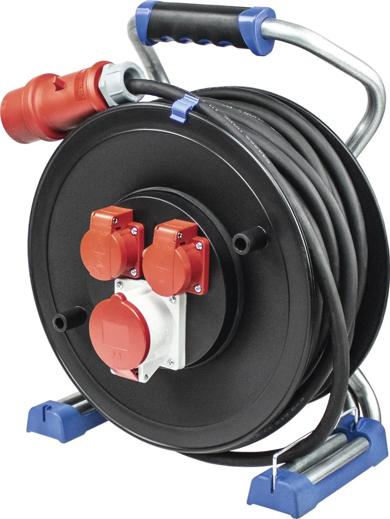 CEE-Kabeltrommel Xperts 285mm, 25m, H07RN-F 5G1,5, 400V/16A, IP44