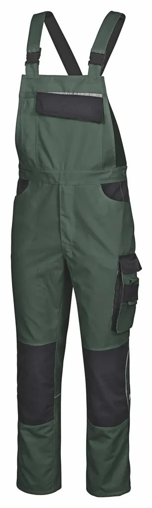 Latzhose EXTREME, grün-schwarz, Gr. L