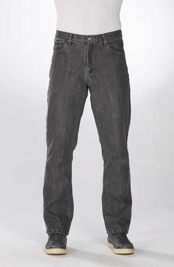 Komfortjeans im 5-Pocket Style, Farbe grau, Gr.50